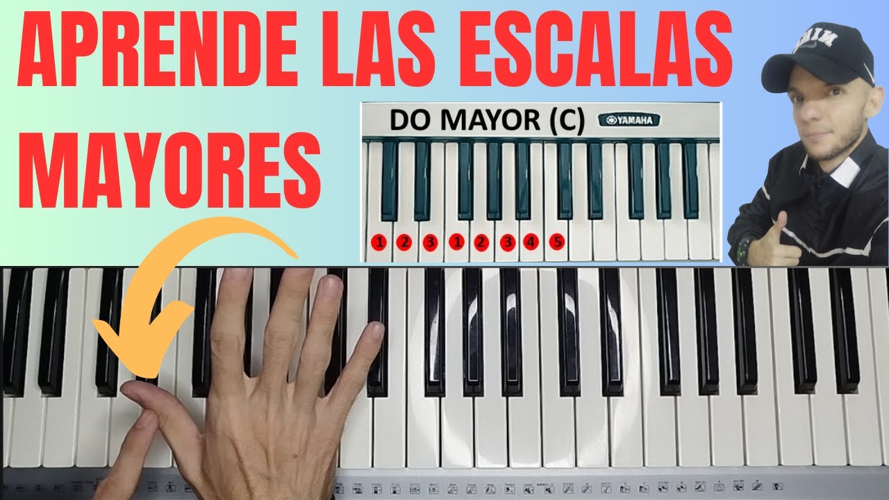 Aprende las ESCALAS MAYORES en el Piano [Paso a Paso]