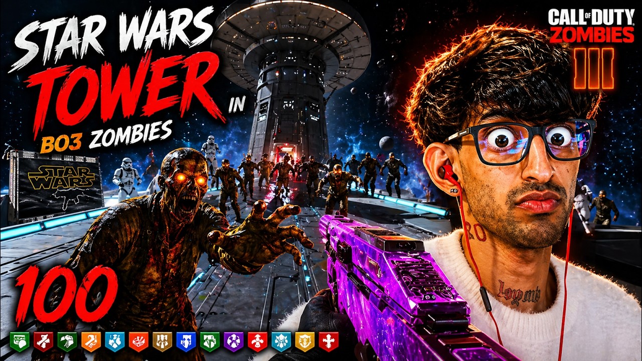 This STAR WARS TOWER Map BROKE Me 😭🔥 | Black Ops 3 Zombies