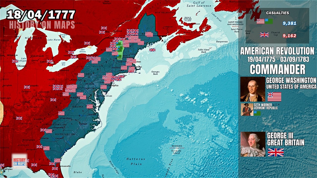 The American Revolutionary War (1775-1783) Every Day