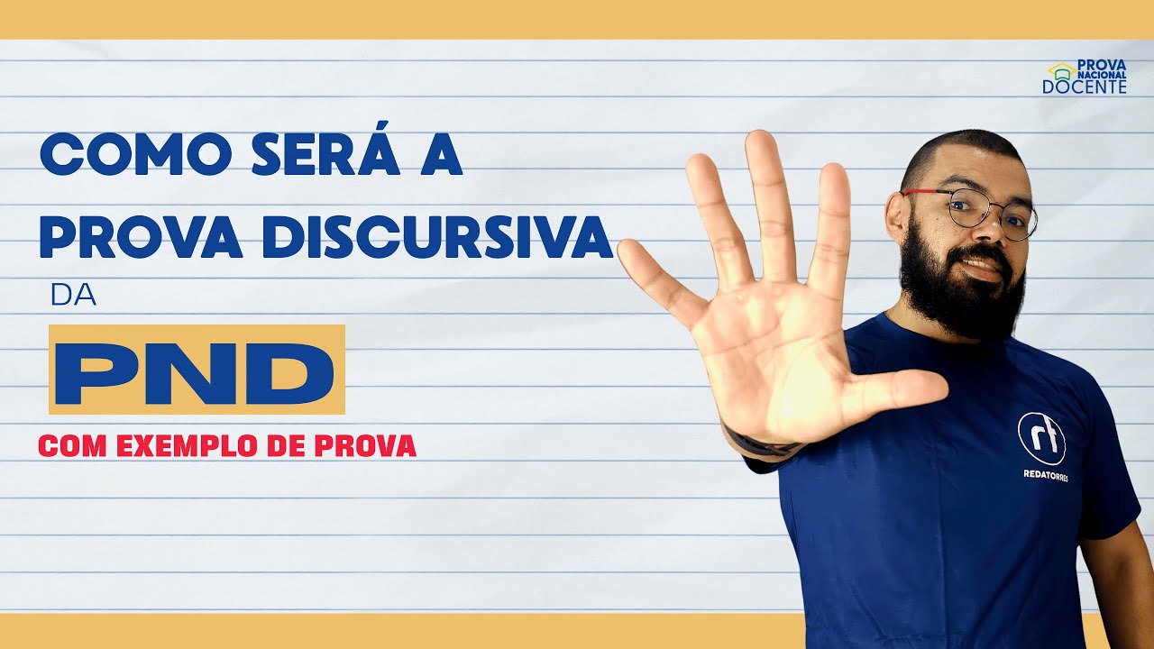 PND 2025: prova discursiva (reda&ccedil;&atilde;o)
