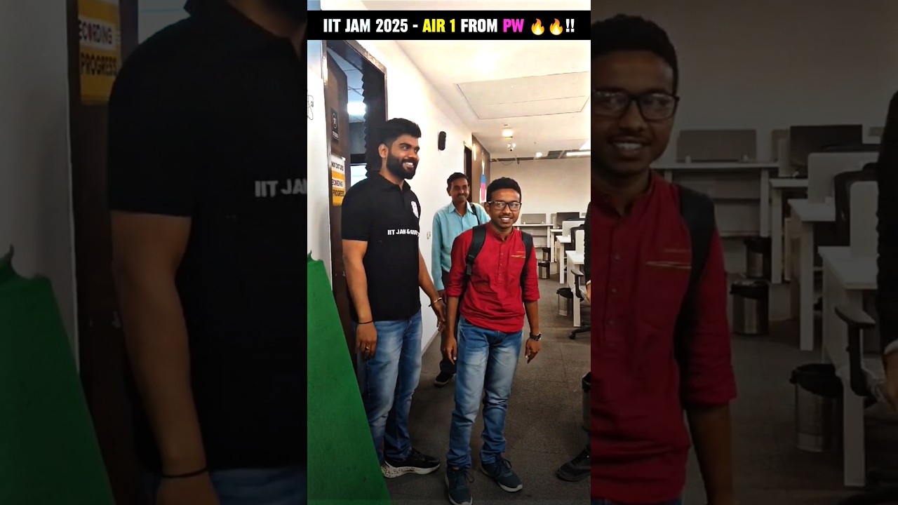 Two IIT JAM AIR 1 Achievers from PW IIT JAM #iitjam2026 #iitjam #pw #pwiitjam