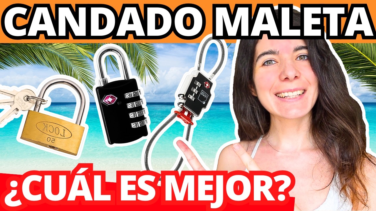¿Cuál es el MEJOR CANDADO para tu maleta de viaje? 🤩🤩 Cabina y equipaje de bodega (facturado) ¿TSA?