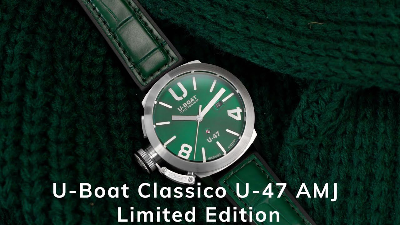 Introducing U-Boat Classico U47 Green AMJ Watches Limited Edition (8866)