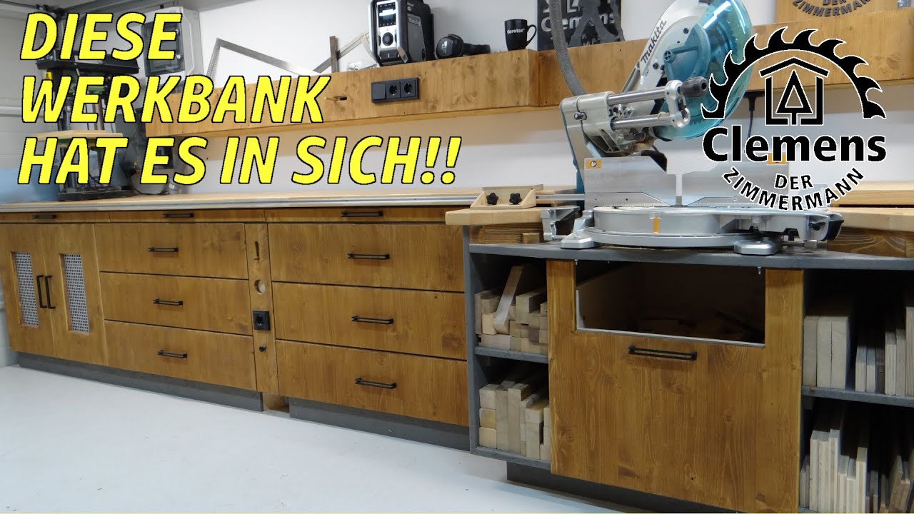 📏Die wohl beste Werkbank auf YouTube!! 😍 Finale: Schubladen und Blenden.