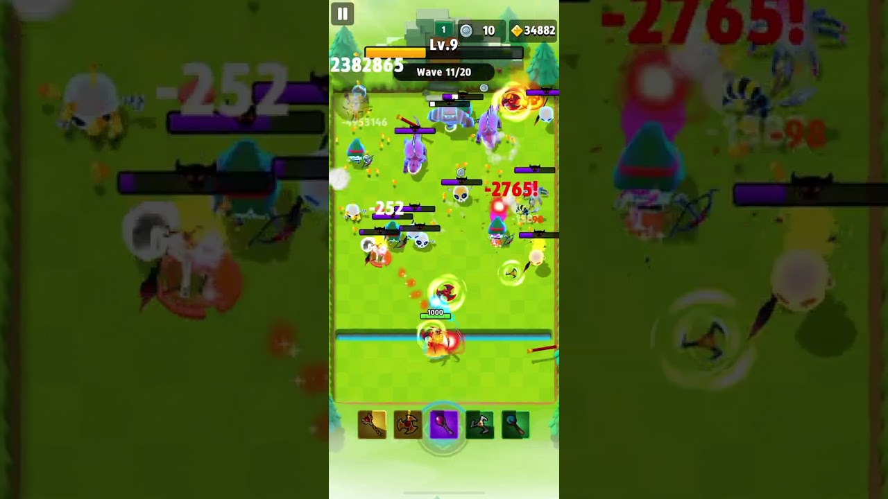 ARCHERO: Backpack Battle - Tornado balls!