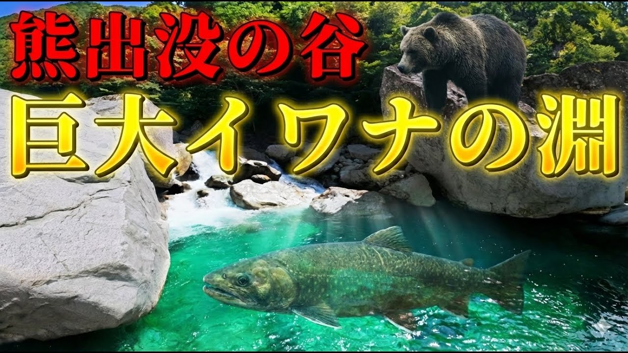 淵に潜む巨大魚！“熊の谷”と釣り人の命を奪う“魔の中流域”を攻略！