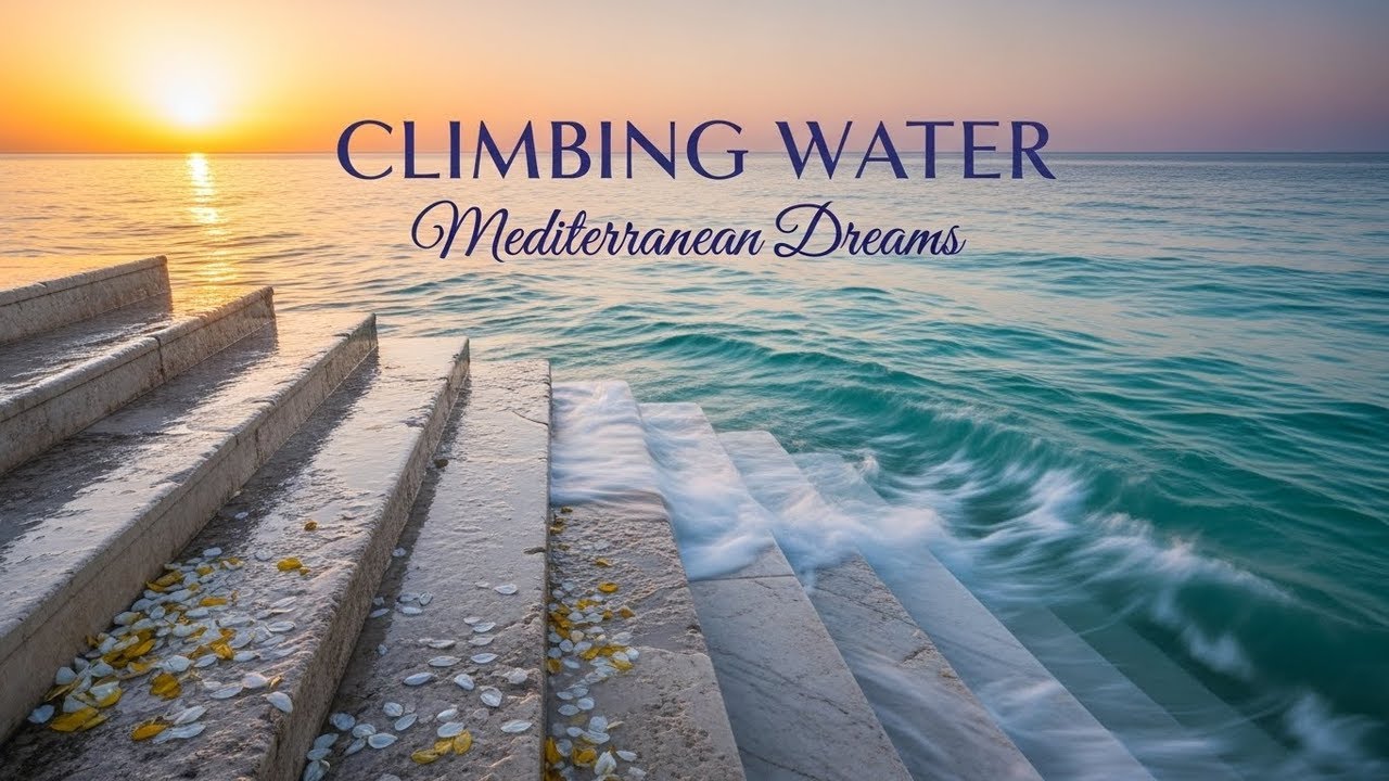 Relaxing Italian Guitar 🎸 Mediterranean Music & Calm Ocean Breeze 🏡🌊🎶