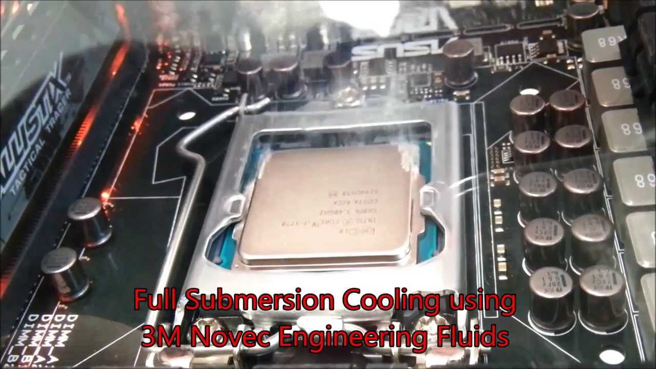 Computer Liquid Cooling (Submersion) with 3M Novec