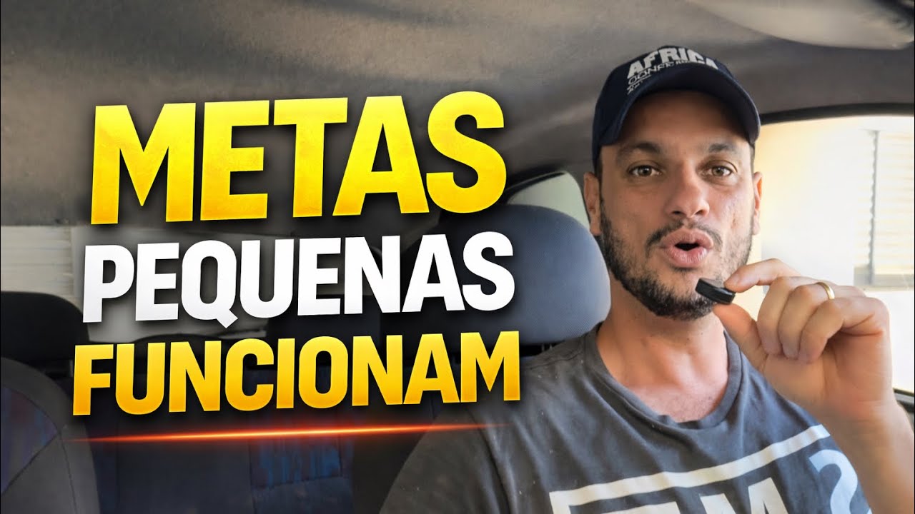 Pare de fazer metas gigantes (isso funciona muito mais)
