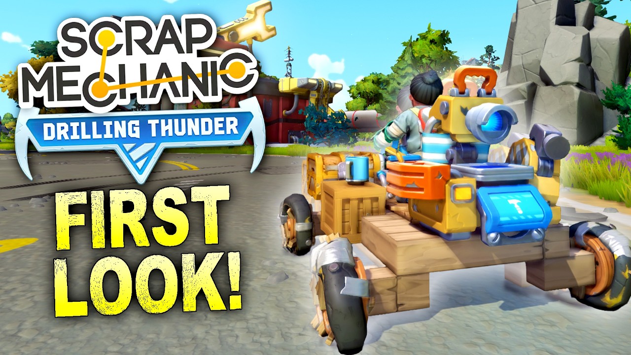 Первый взгляд на Scrap Mechanic ГЛАВА 2: Грохот буров!