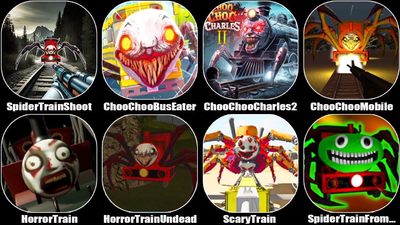 Bus Eater vs Choo Choo Charles 2 Mobile,Horror Train,Scary Spider Train Survival,Evil Spider Train