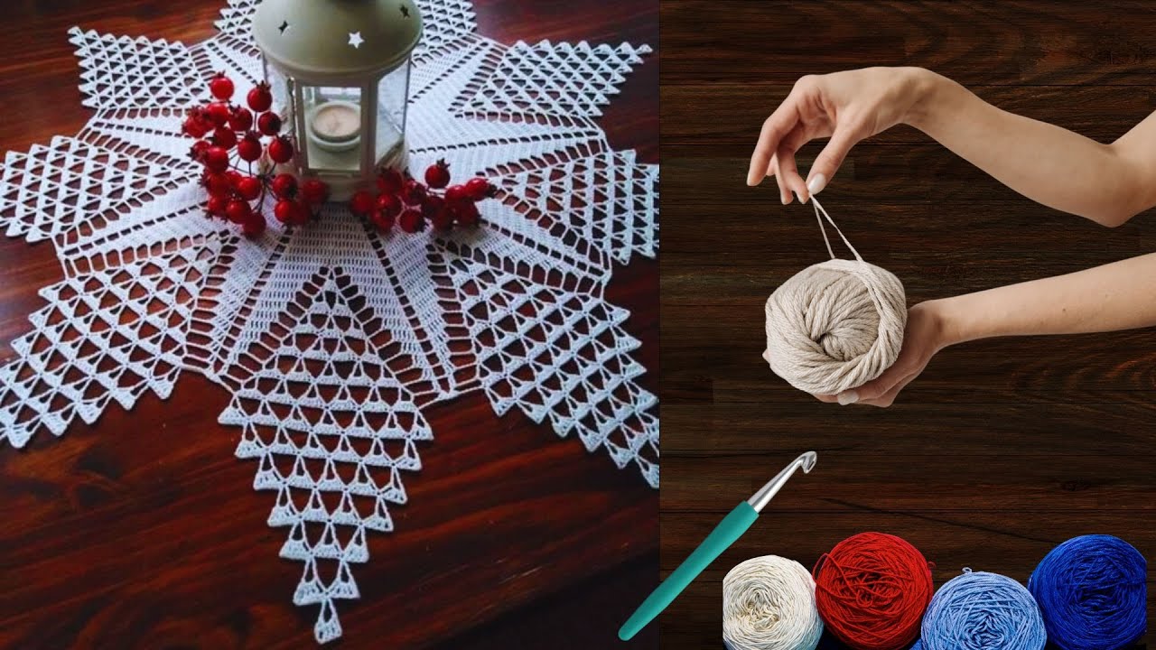 Crochet Doily Rug Pattern to Give your Room a Decorative Touch! Easy Crochet Rug Tutorial