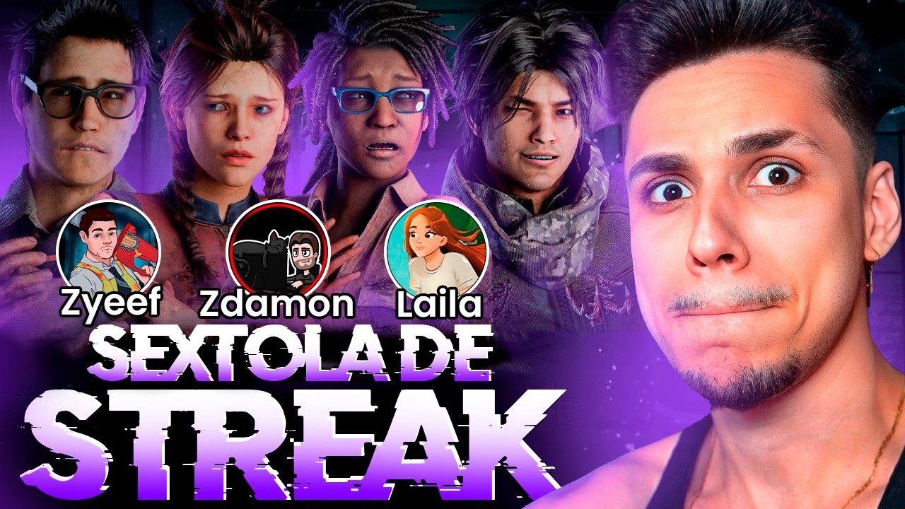LIVE 🔴 - SEXTOLA na WINSTREAK dos STREAMERS no DBD Só Que Agora MUITO mais DIFÍCIL...