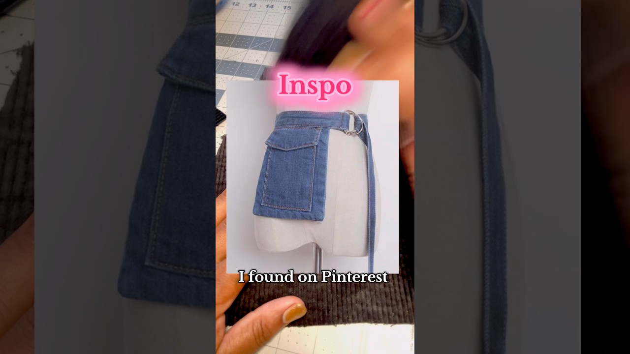 Making a Pinterest inspired bag. 