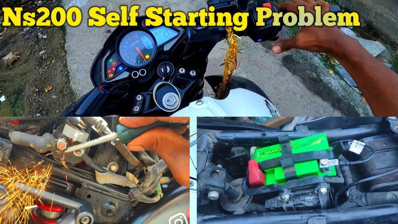 Ns200 Self Starting Problem💥 | Battery🔋 Charge| One side traveller | in tamil