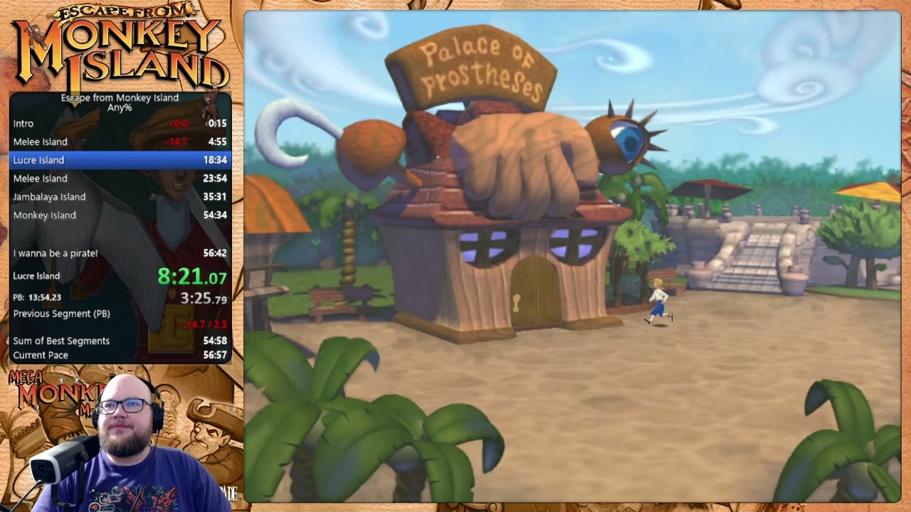 Escape from Monkey Island - any% speedrun [PB] (