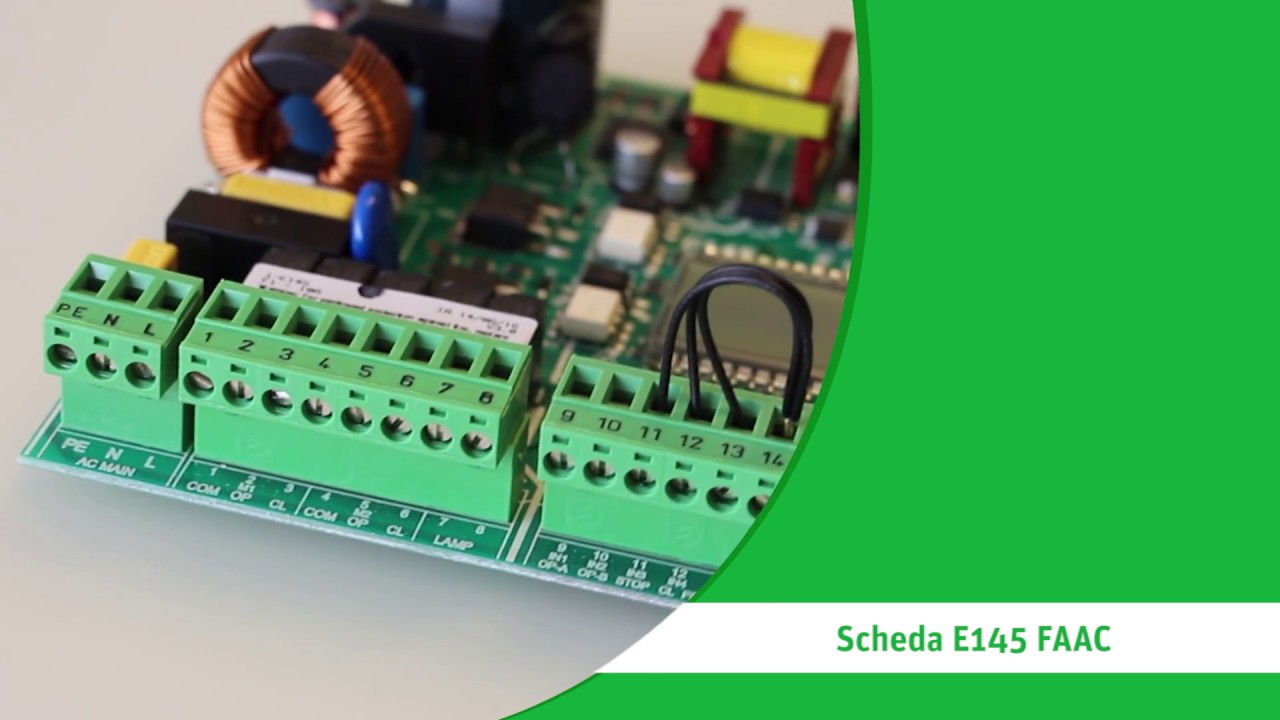 Faac E145 compatibile con tutte le riceventi e tutte le fotocellule | Sacchi Elettroforniture