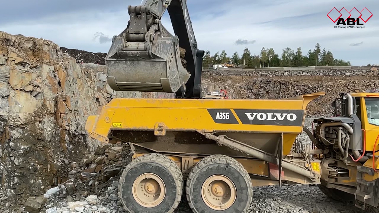 Volvo EC750EL med skopa från ABL Construction