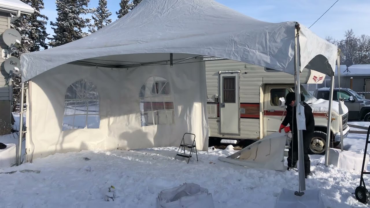 10'x20' Marquee Frame Tent - Winter Setup - On Reservation | -31C!