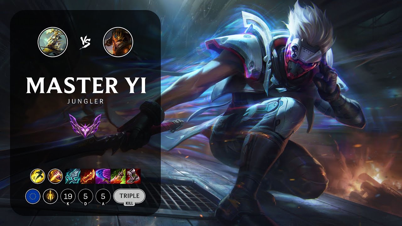 Master Yi Jungle vs Jarvan IV - EUW Master Patch 13.16