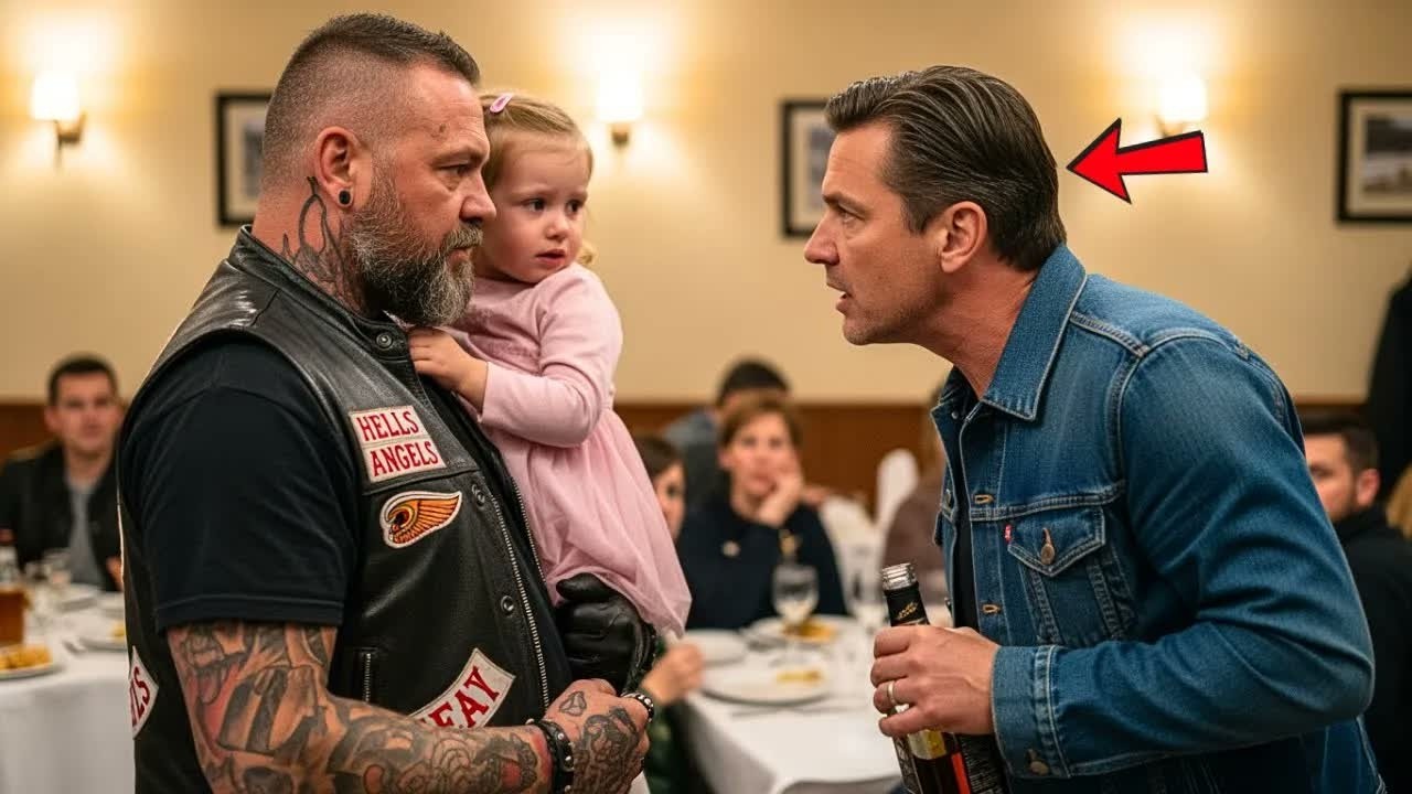 Little Girl Ran To Hells Angel Crying ‘He’s Coming!’ — When He Heard The Reason, He Stormed Out