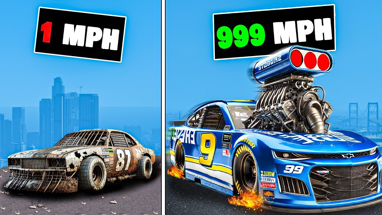 Каждый раз, когда я разбиваюсь, мой NASCAR в GTA 5 становится быстрее.