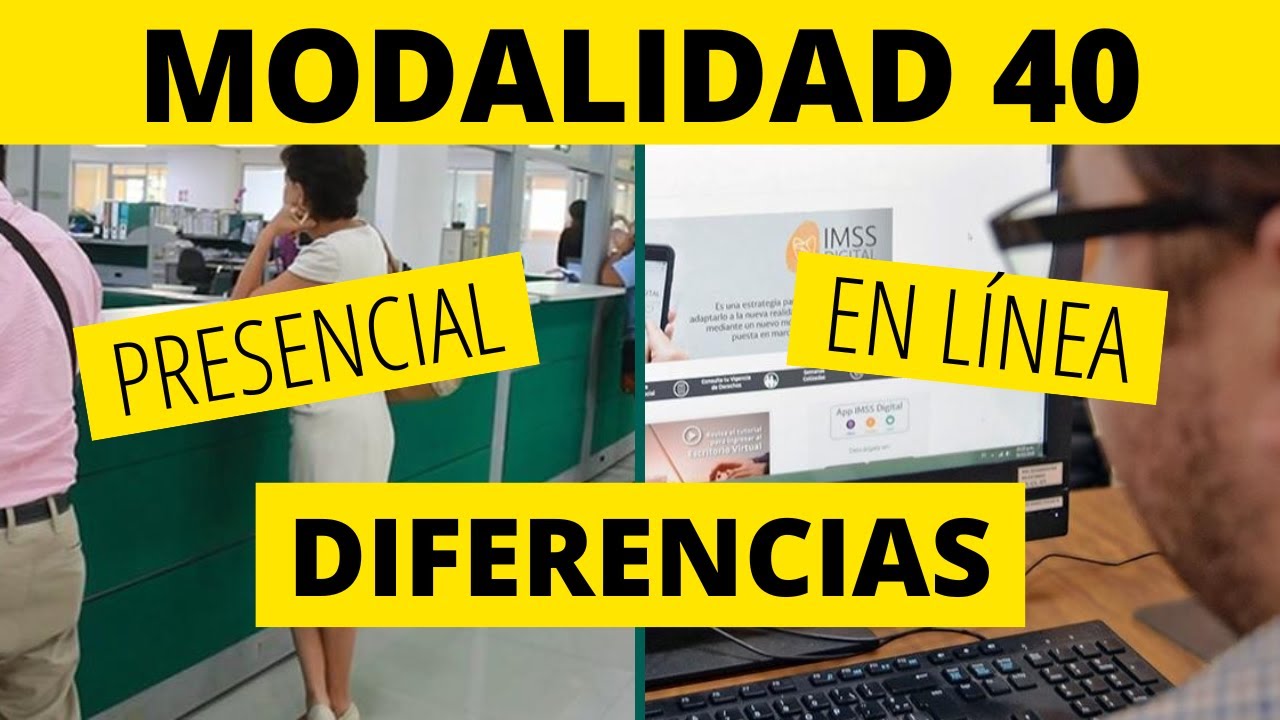 Modalidad 40 presencial o en línea ¿Cuál te conviene más?