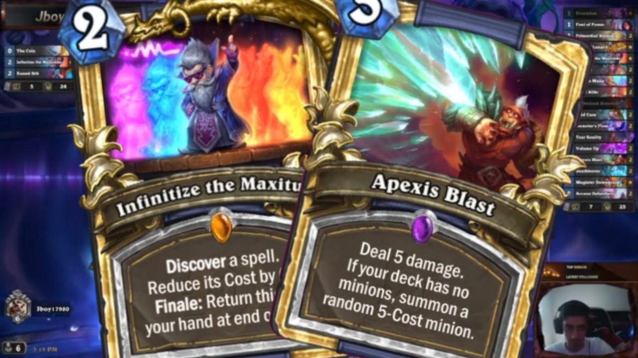 WHO NEEDS MINIONS?? INFINITE SPELL MAGE DOMINATES IN TWIST!!!