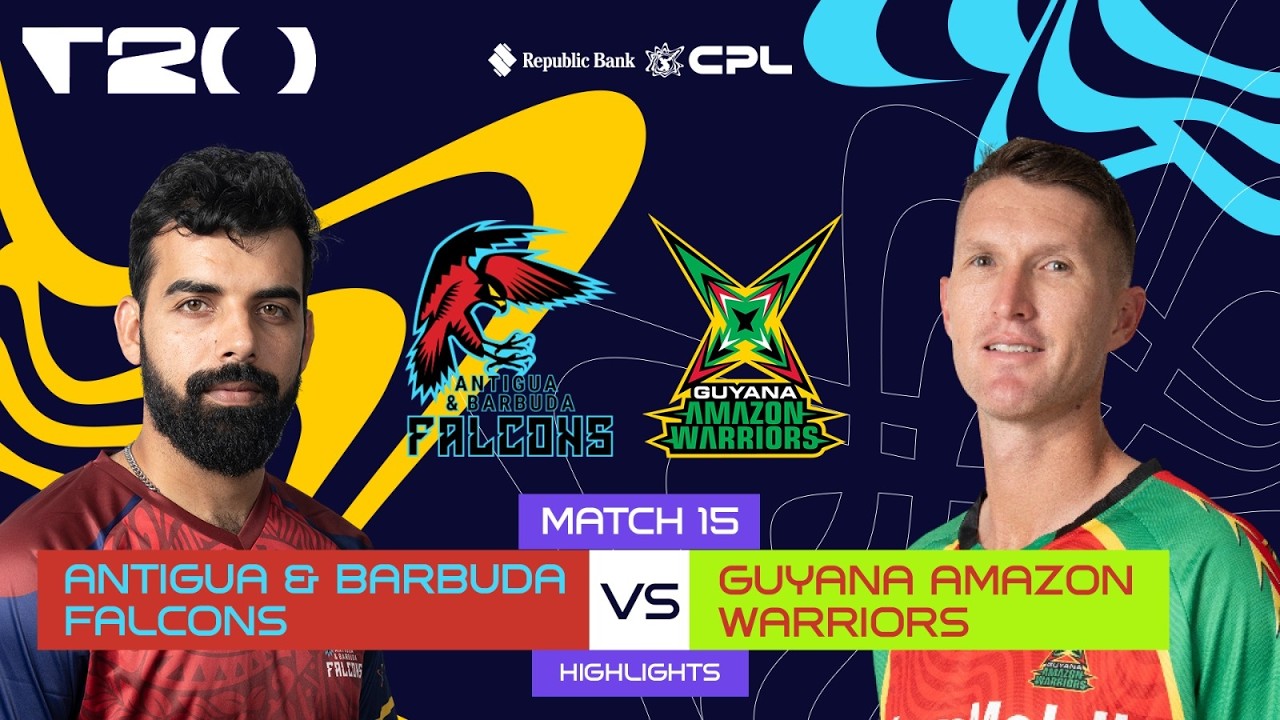 Highlights | Antigua & Barbuda Falcons vs Guyana Amazon Warriors | CPL 2026