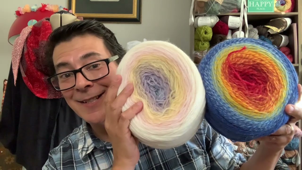 195 Yarn Video - Herrschners Mystery Gradient Mill Ends and Afghan Yarn Sale