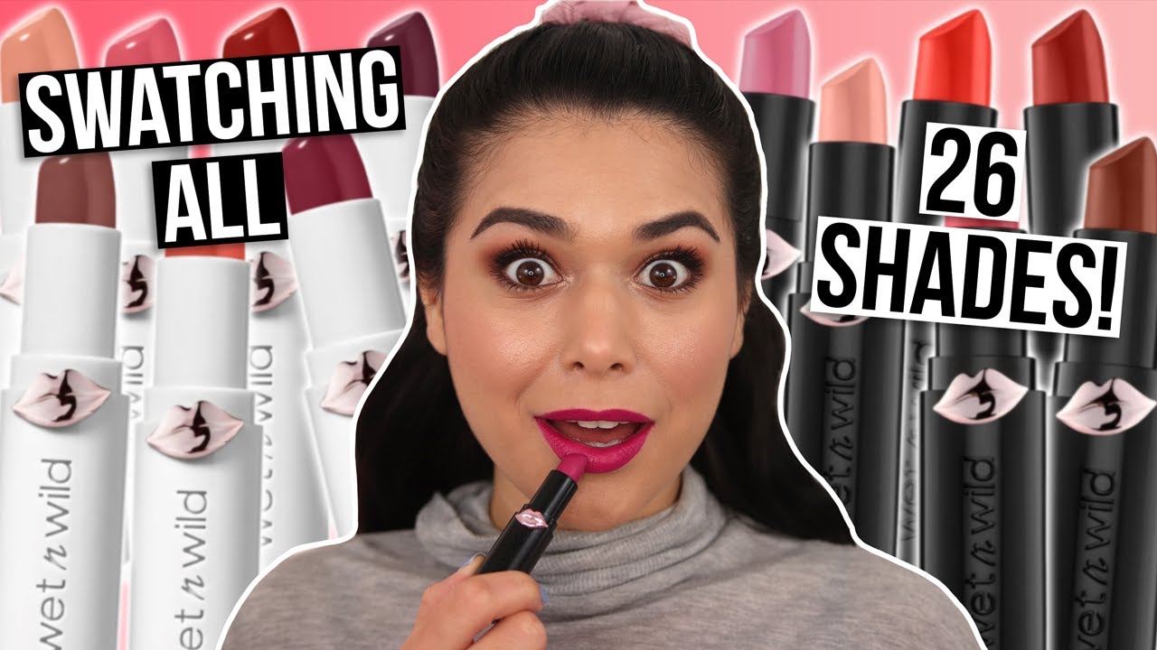 I'VE BEEN MISSING OUT! Wet n Wild Megalast Lipstick Matte & High-Shine Swatches & Review