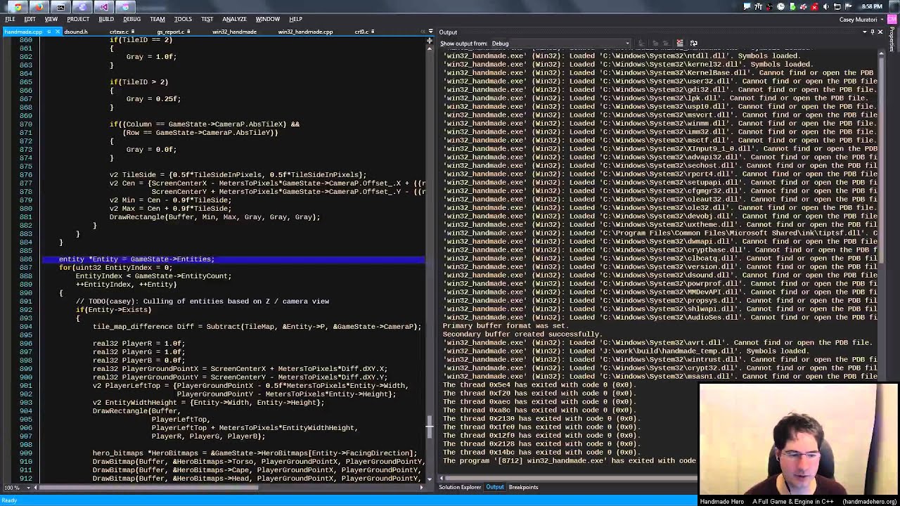 Handmade Hero Day 049 - Debugging Canonical Coordinates