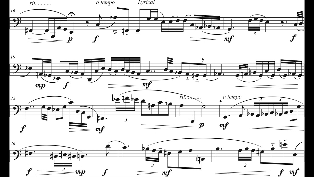 Adrienne Albert - Serenade for Bassoon (2020) [Score-Video]