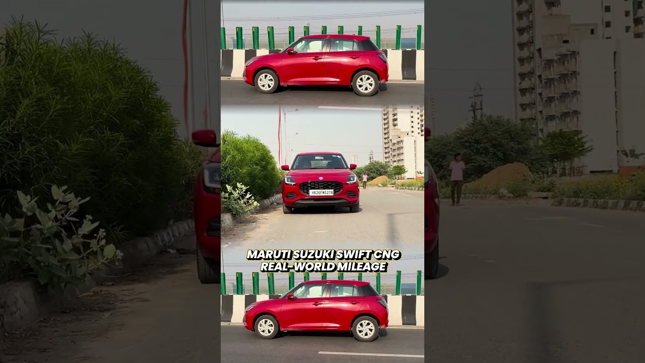 Maruti Suzuki Swift CNG Real-World Mileage!