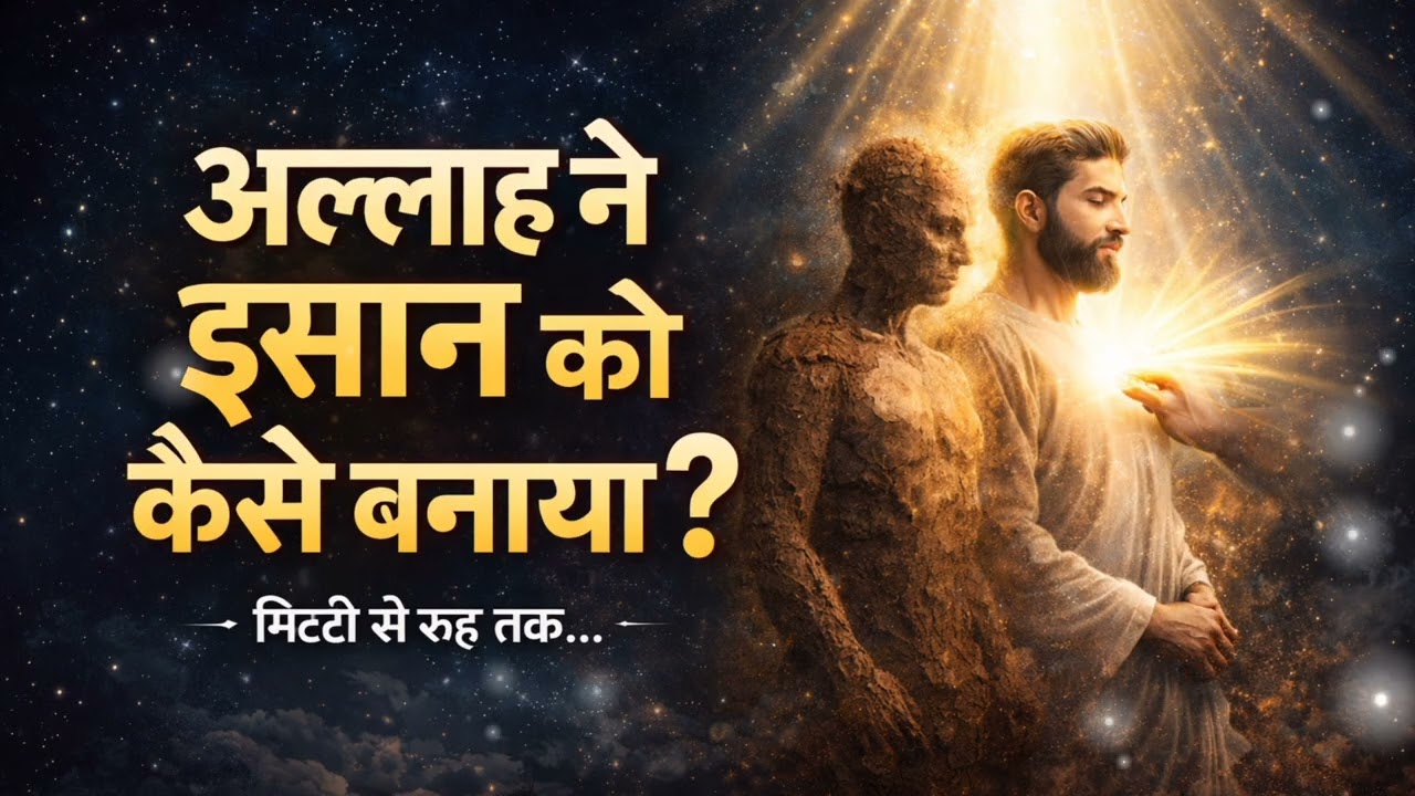 अल्लाह ने आदम अलैहिस्सलाम को कैसे बनाया - मिटटी से रुह तक 