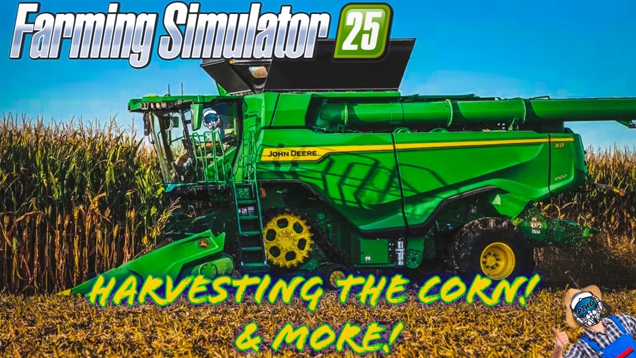 Harvesting The Corn & More! (Farming Simulator 2025!)