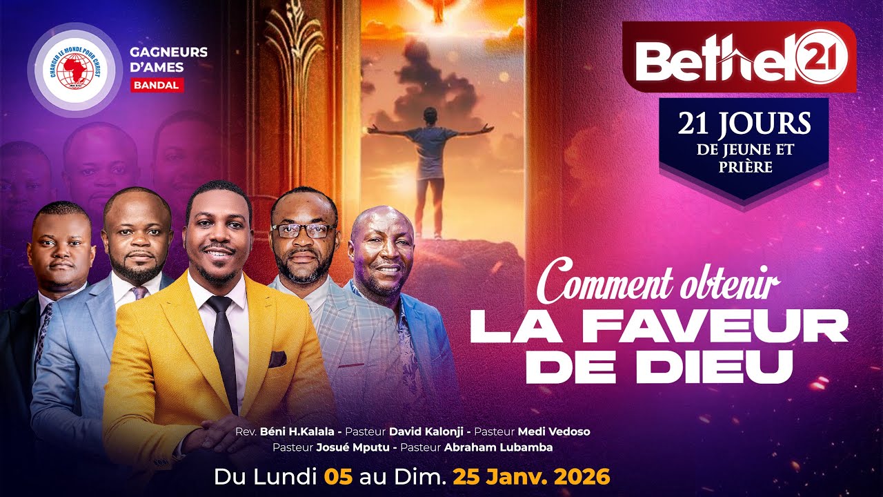 ''COMMENT OBTENIR LA FAVEUR DE DIEU'' | JOUR 8 | PASTEUR JOSUE MPUTU