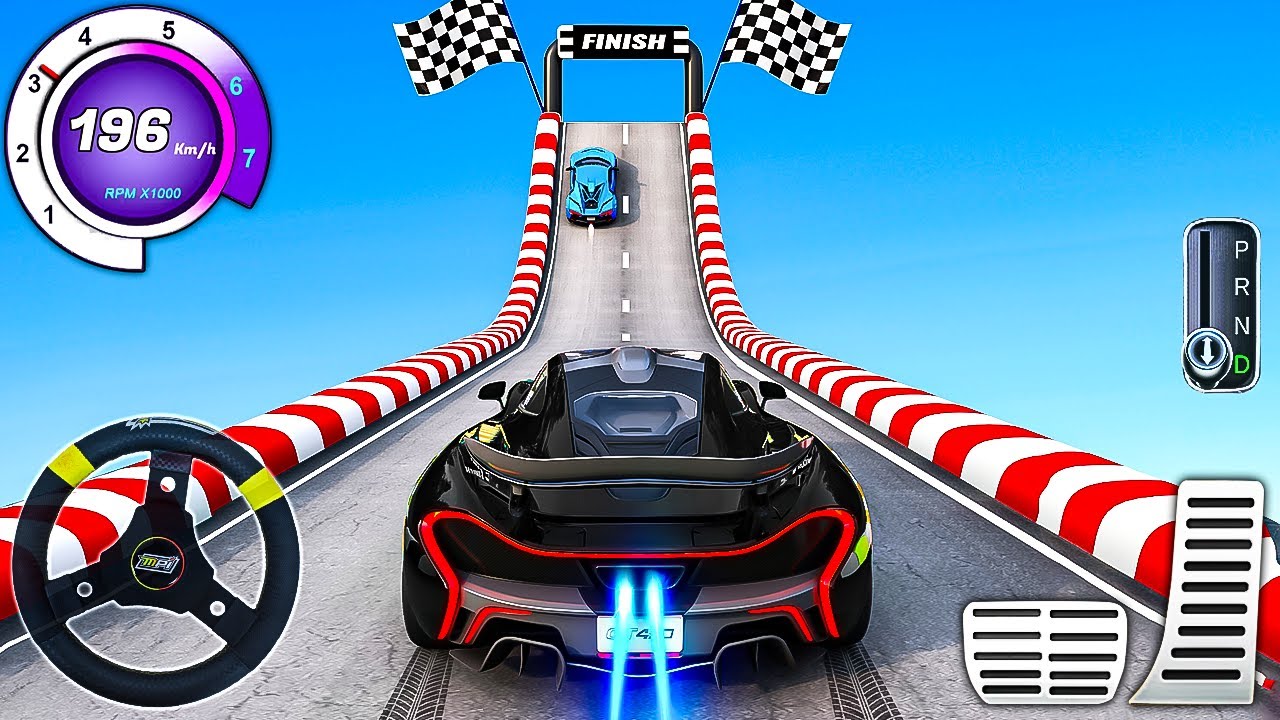 Ultimate Mega Ramp GT Car Racing 3D - Extreme Car Stunts Master Driver - Android Gameplay