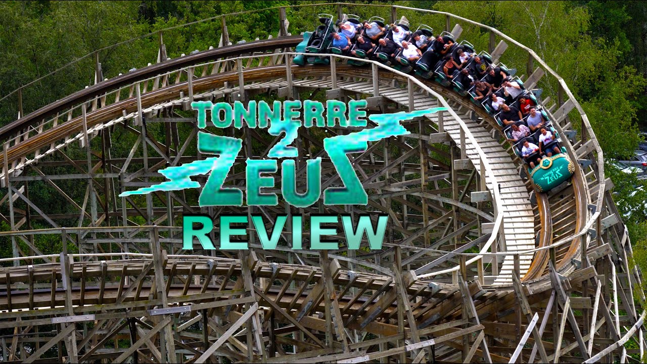 Tonnerre 2 Zeus Review Parc Astérix AWESOME CCI / Gravity Group Wooden Roller Coaster
