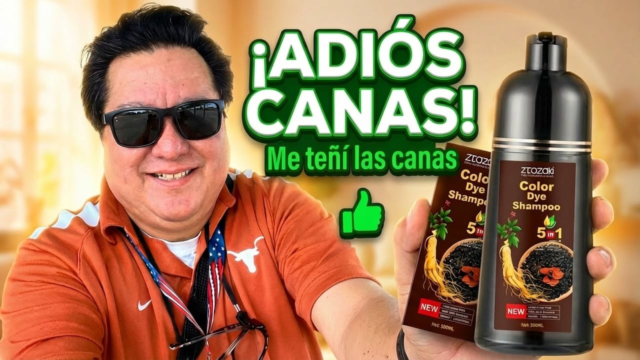 Me teñí las canas con este shampo chino y no lo puedo creer
