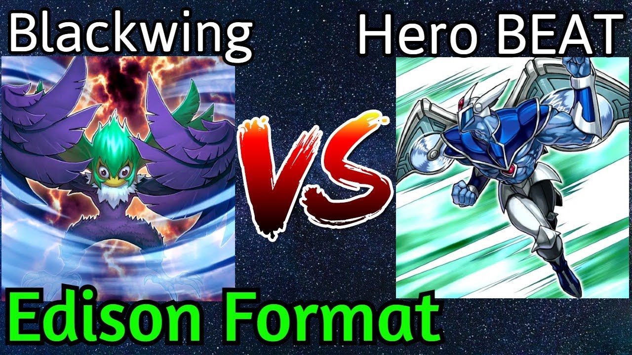 Blackwing Vs Hero Beat $10 DB Wagers Edison Format Yu-Gi-Oh!