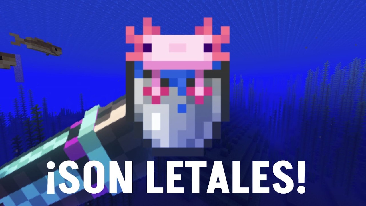 ¡DEBERÍAS usar esta MECÁNICA de los AJOLOTES en MINECRAFT! (o no)