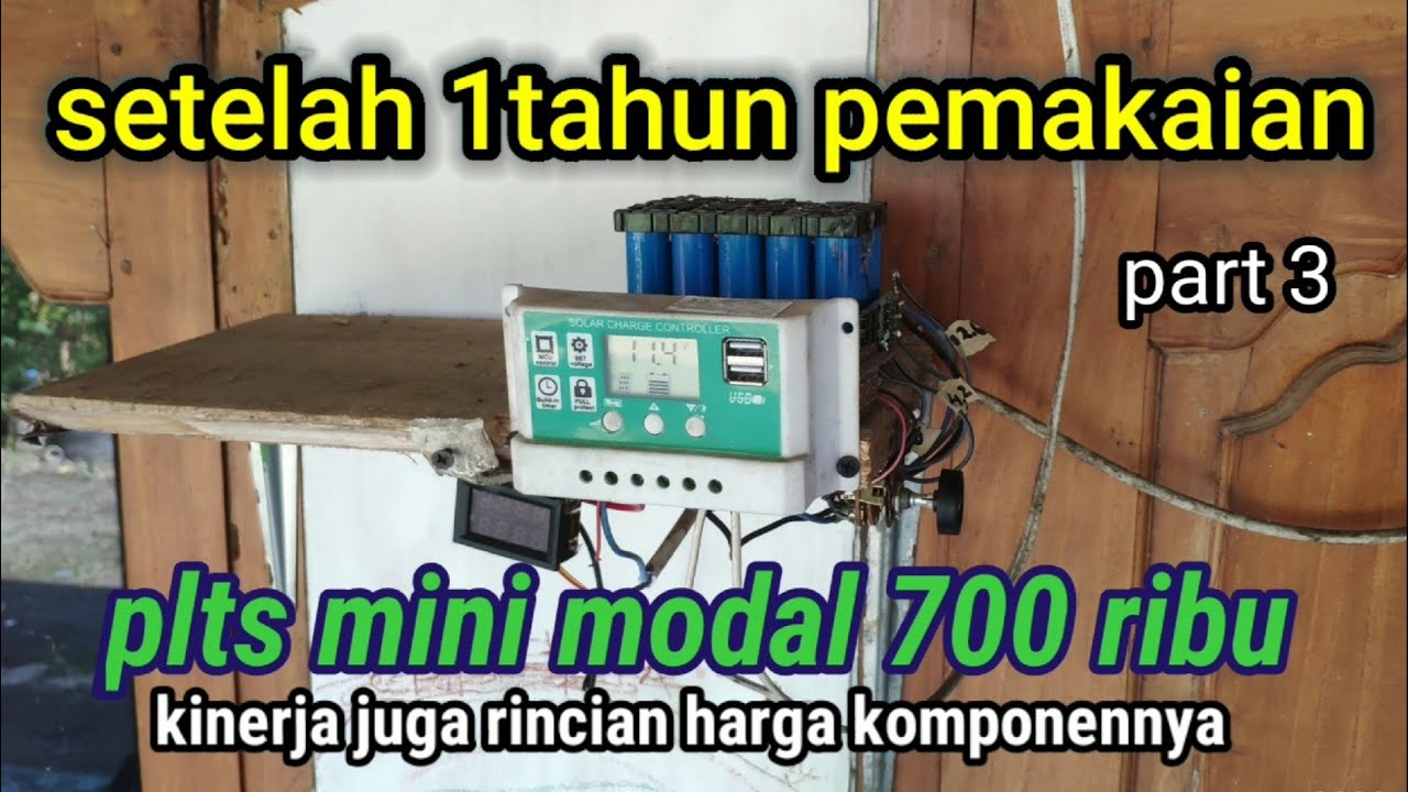 panel surya mini dari baterai 18650