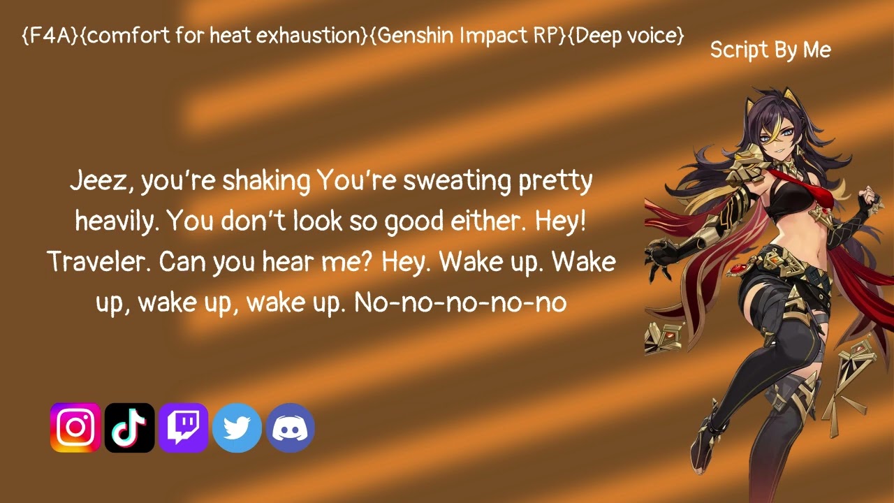 Fainting In Front of Dehya {F4A}{comfort for heat exhaustion}{worried}{FDom}{Deep voice}