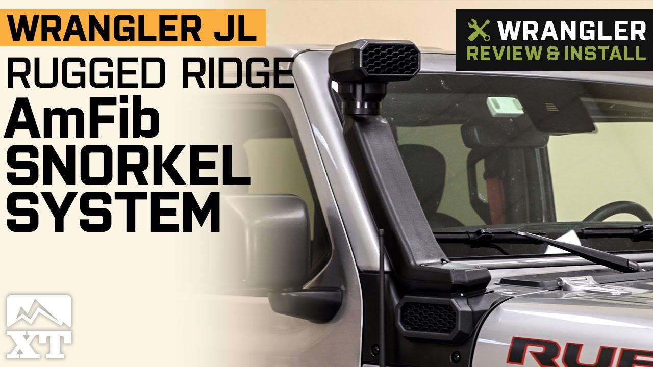 Jeep Wrangler JL Rugged Ridge AmFib Low/High Mount Snorkel System Review & Install
