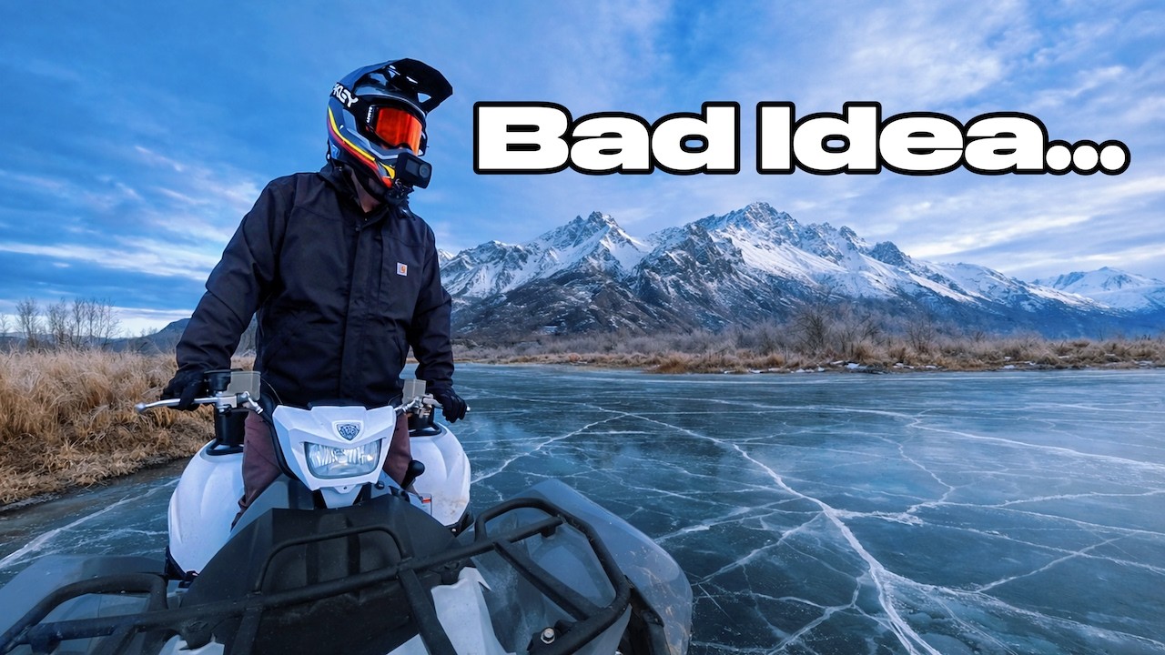 We Almost Fell Through the Ice Reaching This Hidden Alaska Cabin!