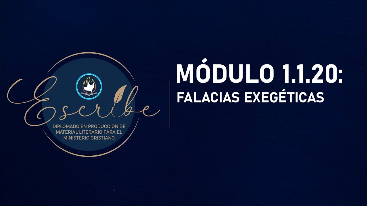 Modulo 1.1.20: Falacias exegéticas