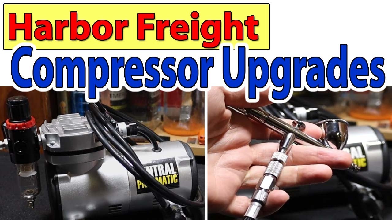 Модернизация компрессора аэрографического комплекта Harbor Freight с помощью регулятора давления ...