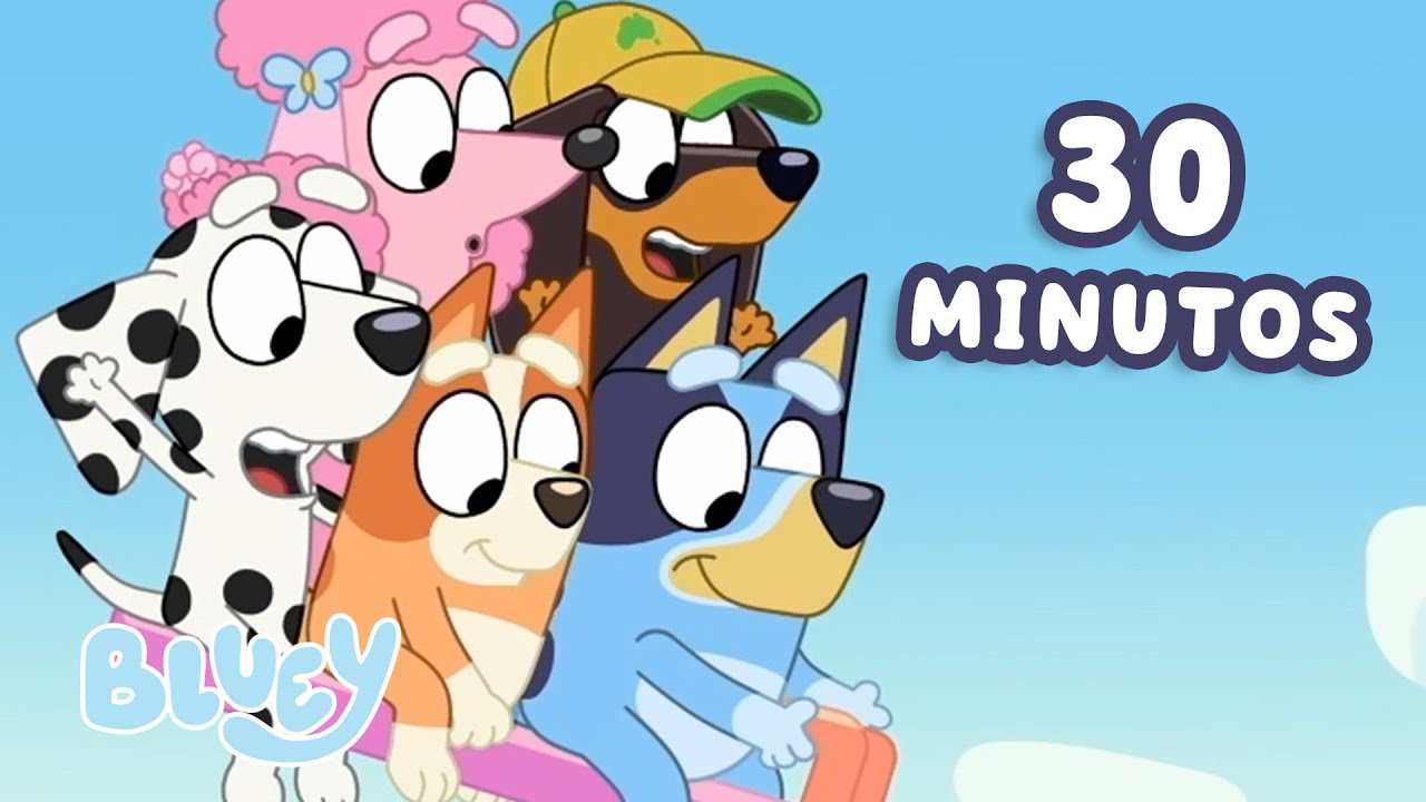 30 MINUTOS dos Melhores Momentos de Bluey com Seus Amigos! 💙 | Bluey Português Brasil Canal Oficial