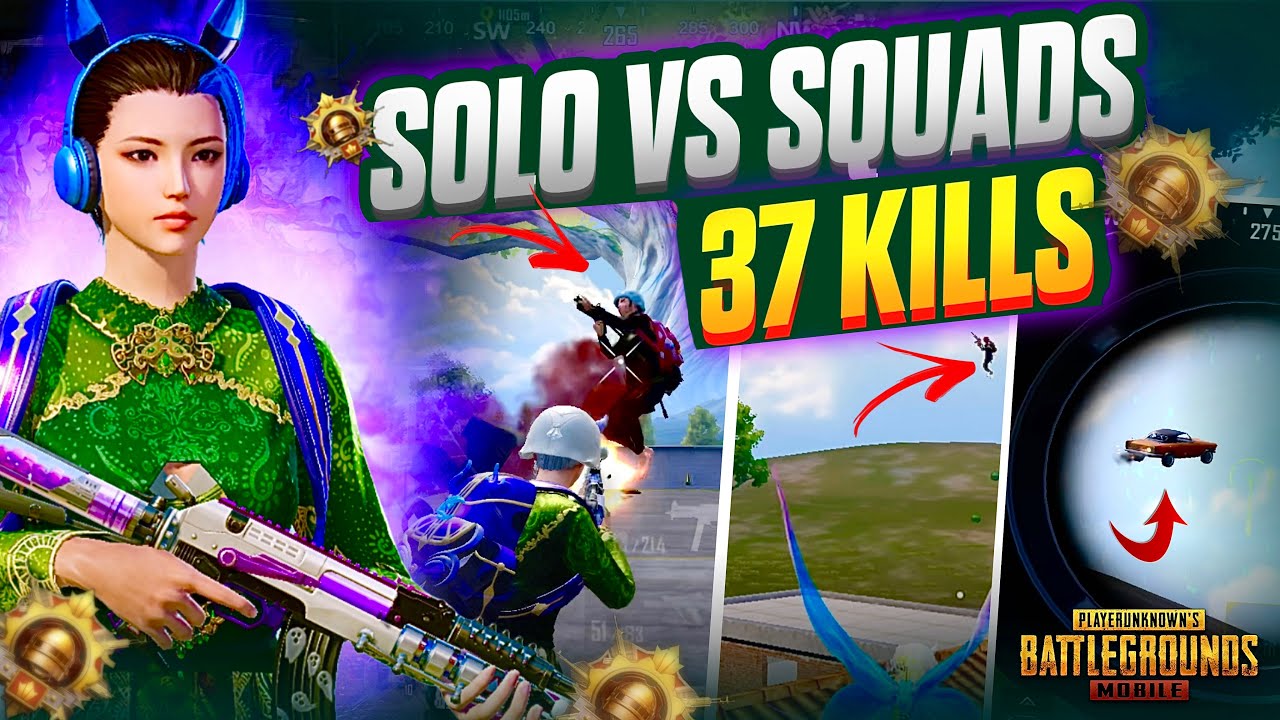 37 Kills Solo vs Squads ACE TIER GAMEPLAY | pubg mobile @SndXop 